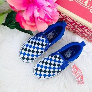 Kids Slip On Checkered Vans